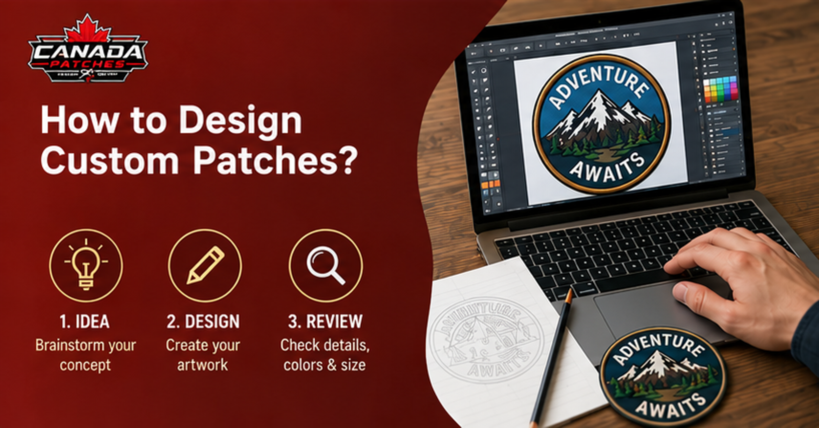 design custom patches