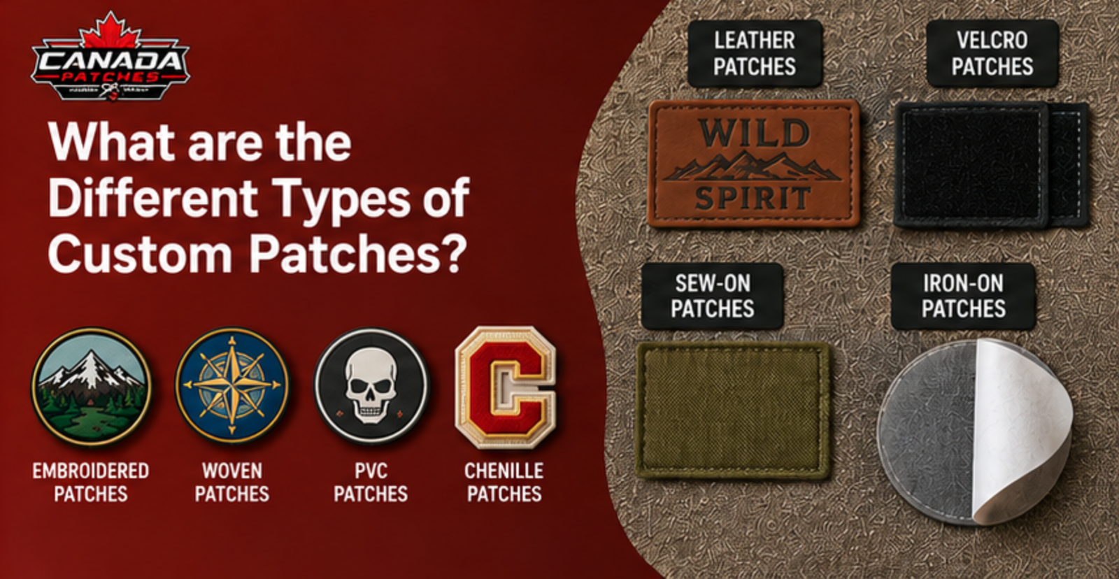 Types of Custom Patches