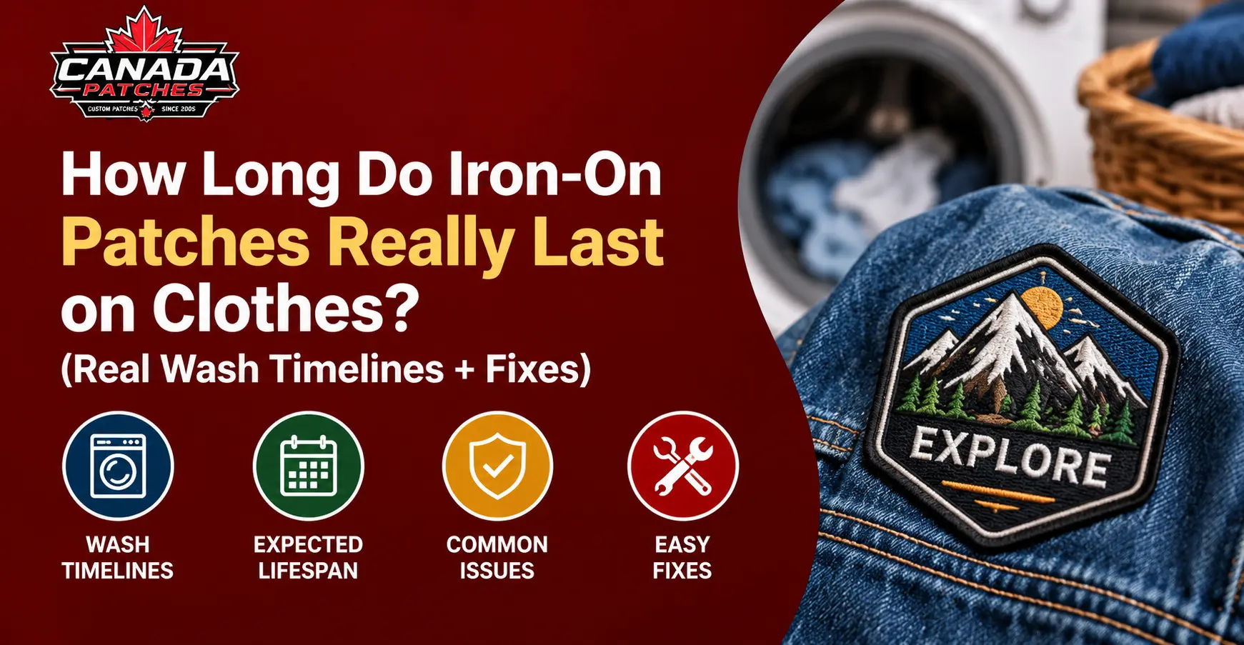 How Long Do Iron-On Patches Really Last on Clothes? (Real Wash Timelines + Fixes)