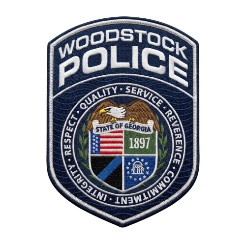 Durable embroidered custom police patch with tactical backing